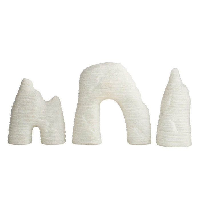 Arteriors ASC36 Sculptures, Set of 3, Ivory