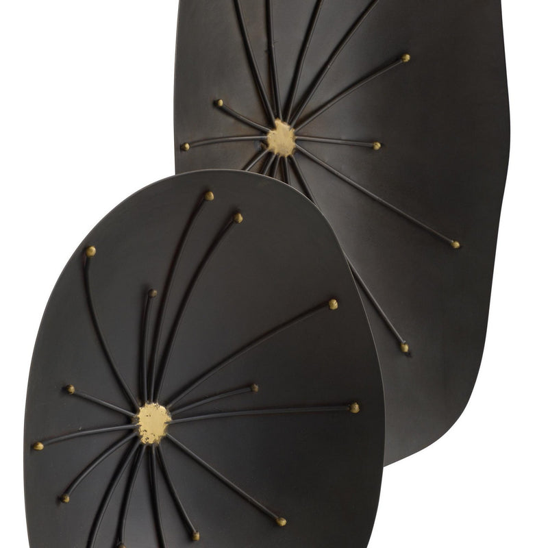 Arteriors ASI11 Sculptures, Set of 2, Natural Iron