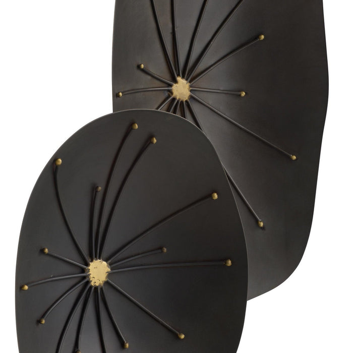 Arteriors ASI11 Sculptures, Set of 2, Natural Iron