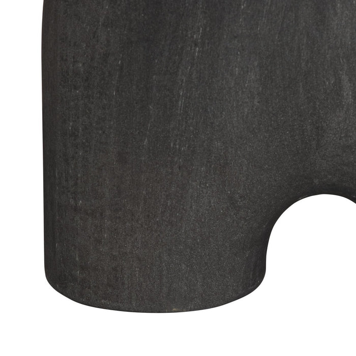 Arteriors ASS05 Sculpture, Matte Charcoal