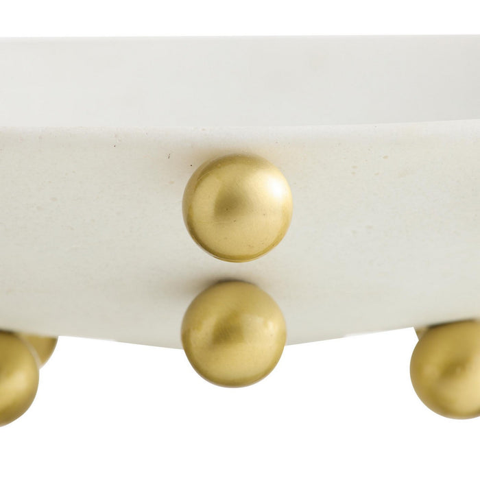 Arteriors ATC10 Centerpiece, Ivory