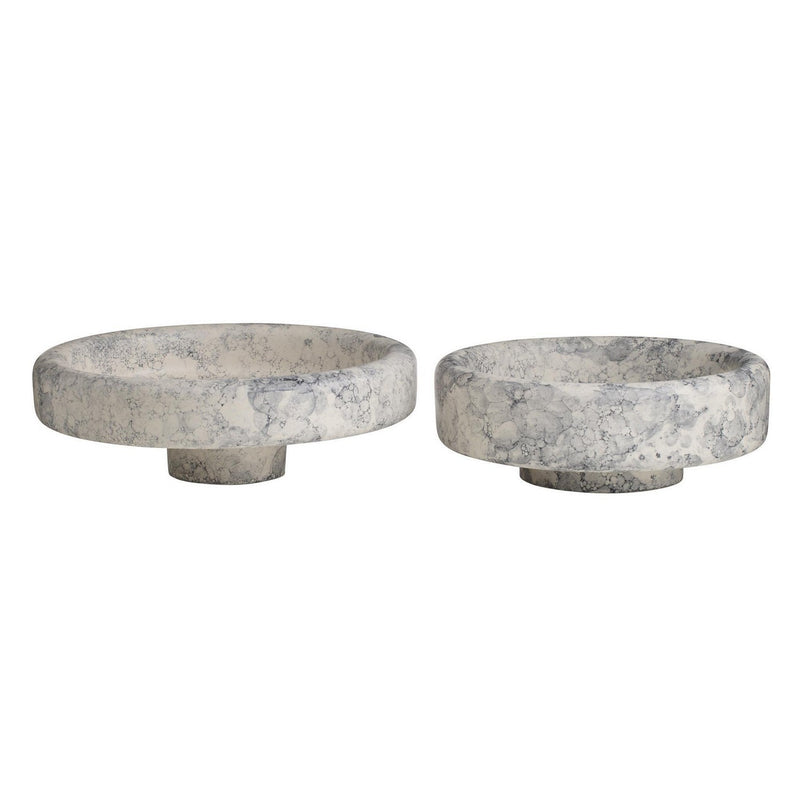 Arteriors ATE04 Centerpieces, Set of 2, Thundercloud