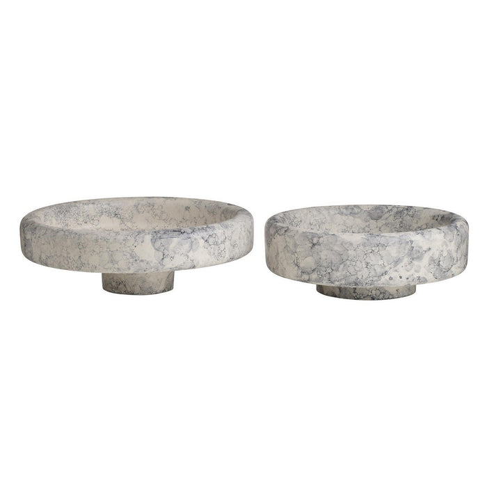 Arteriors ATE04 Centerpieces, Set of 2, Thundercloud
