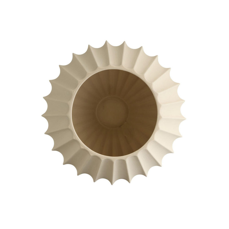 Arteriors AVE11 Vase, Matte Taupe