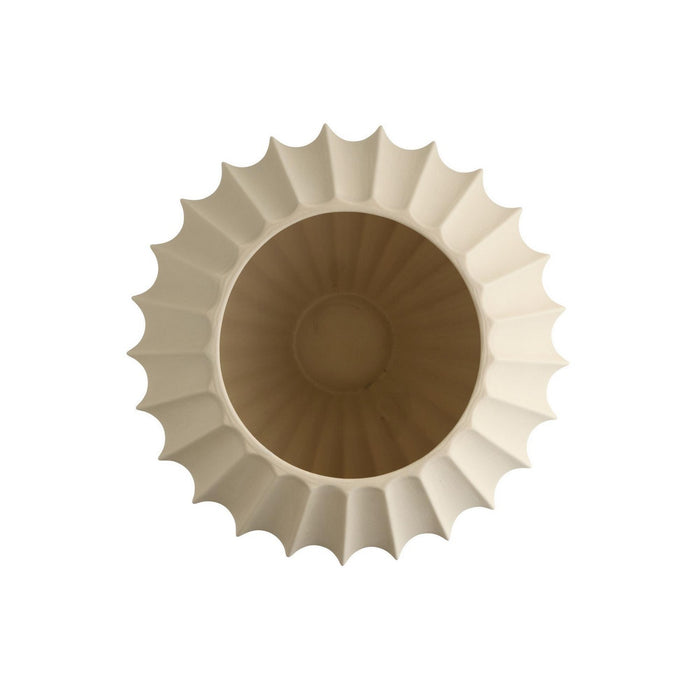Arteriors AVE11 Vase, Matte Taupe
