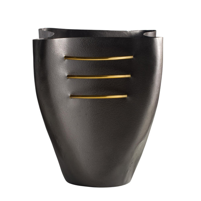 Arteriors AVI07 Vase, Blackened