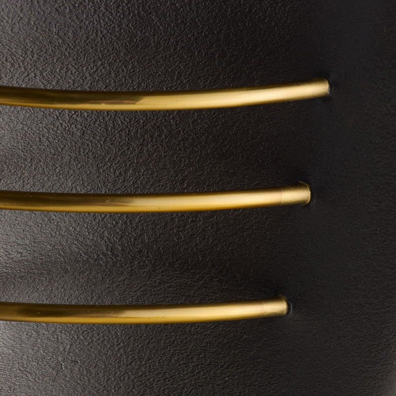 Arteriors AVI07 Vase, Blackened