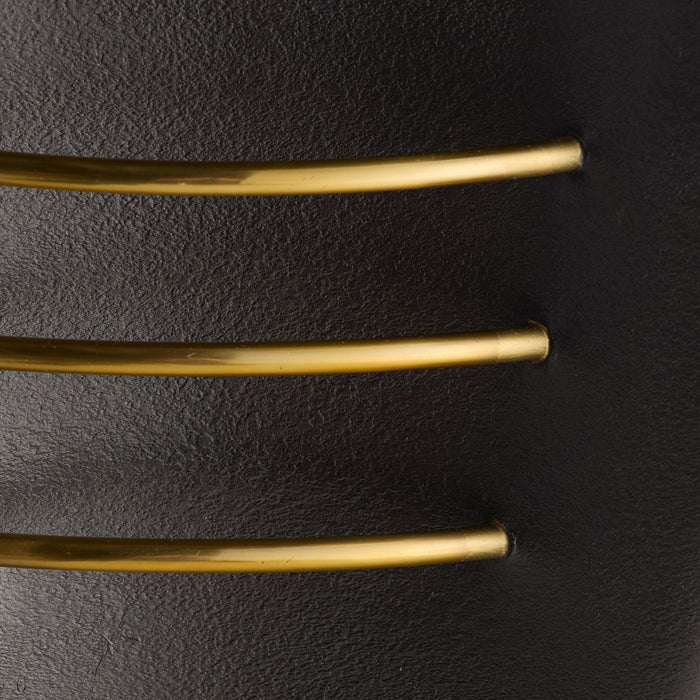 Arteriors AVI07 Vase, Blackened