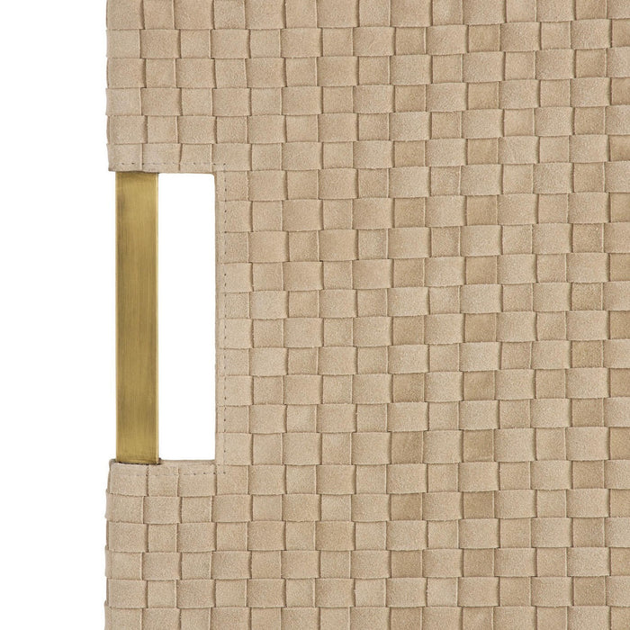 Arteriors AYI13 Tray, Taupe