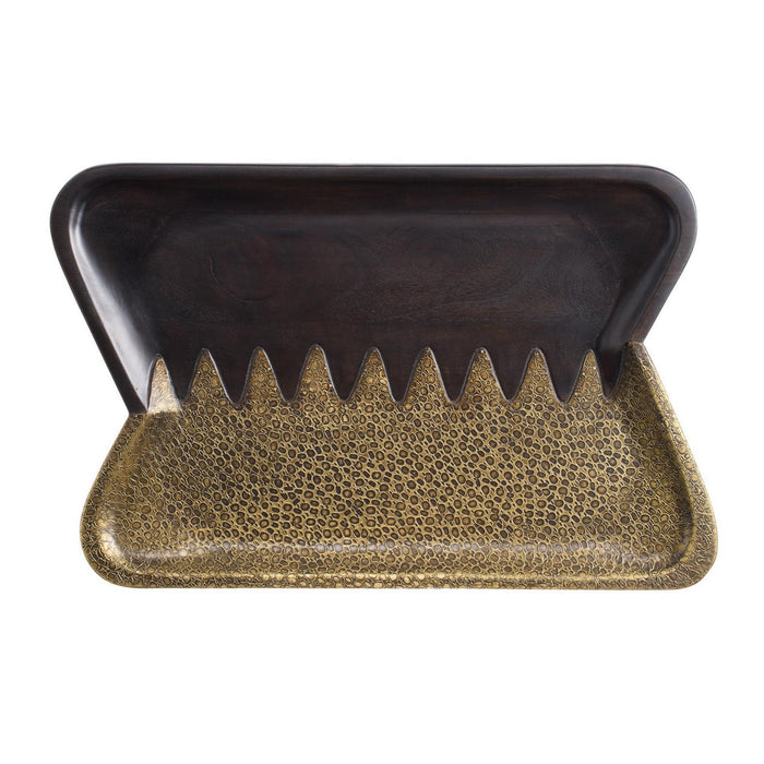 Arteriors AYI15 Tray, Antique Brass