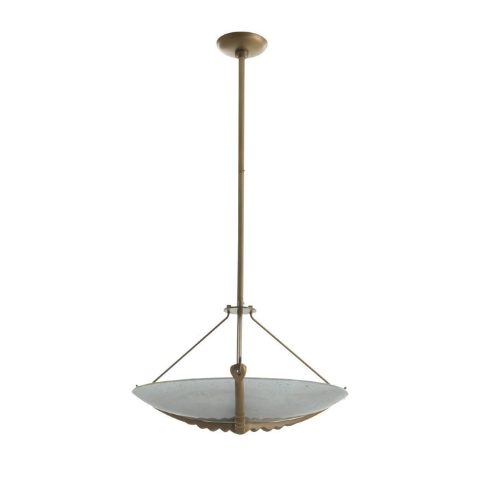 Arteriors DFI08 Three Light Semi-Flush Mount, Frosted