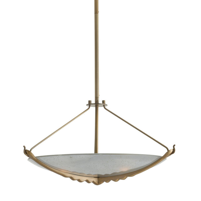 Arteriors DFI08 Three Light Semi-Flush Mount, Frosted