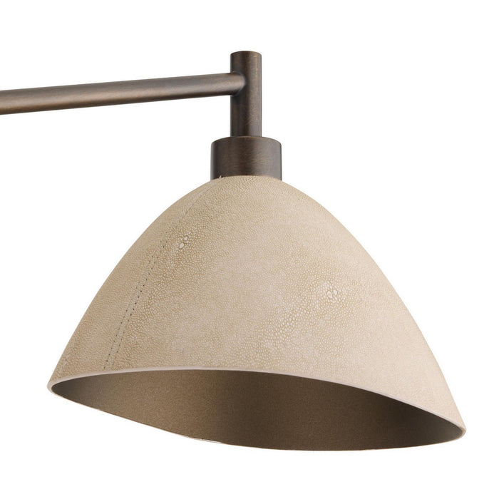 Arteriors DLC36 Six Light Chandelier, Ivory