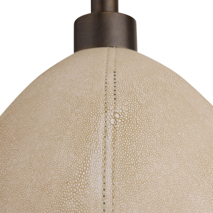 Arteriors DLC36 Six Light Chandelier, Ivory