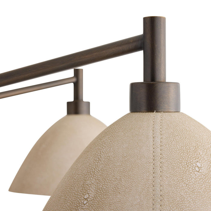 Arteriors DLC36 Six Light Chandelier, Ivory