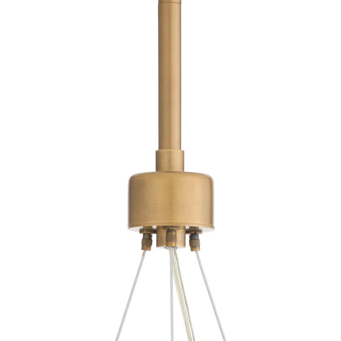 Arteriors DLC38 Nine Light Chandelier, Smoke Luster