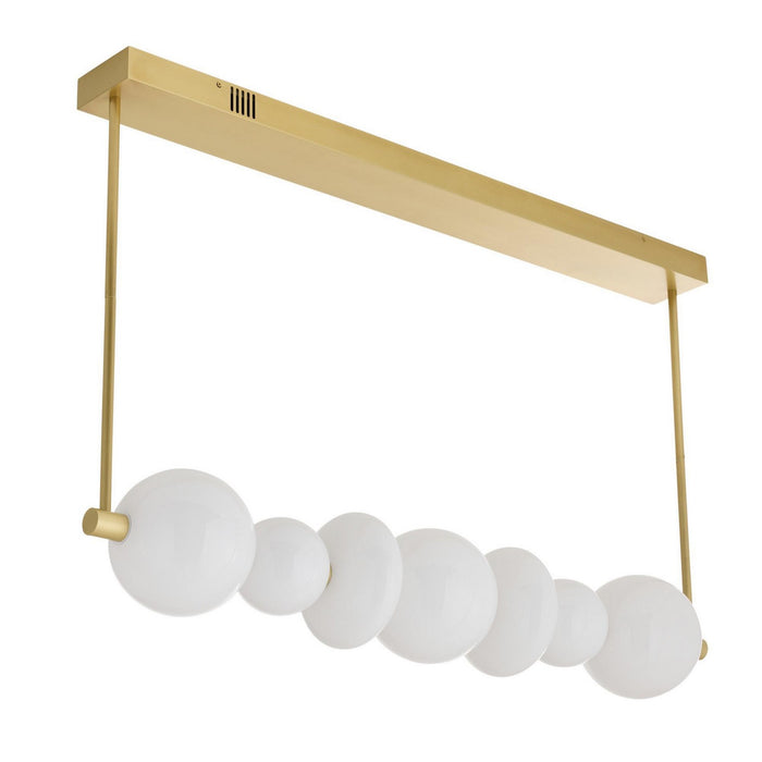 Arteriors DLC39 LED Chandelier, Opal