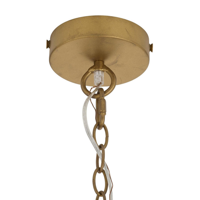 Arteriors DLS14 Eight Light Chandelier, Ivory