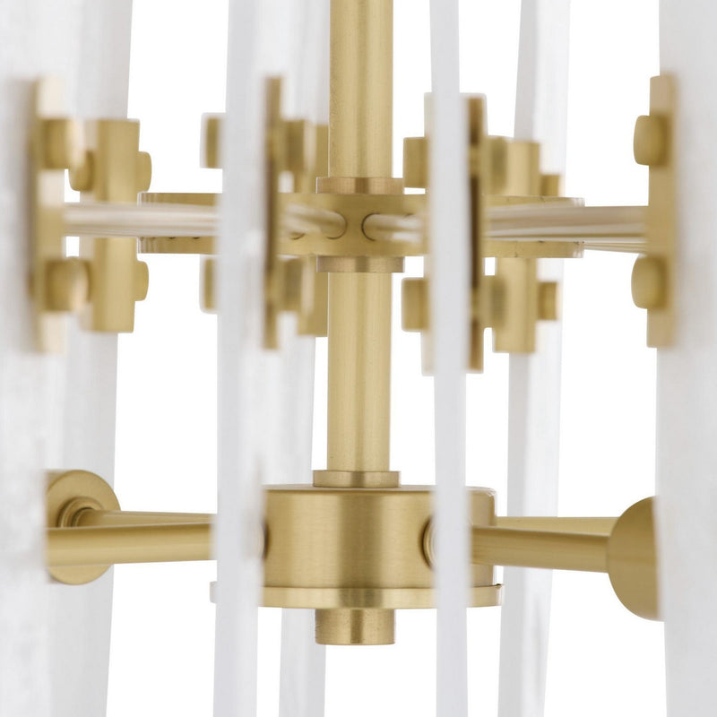 Arteriors DMC34 Eight Light Chandelier, Clear