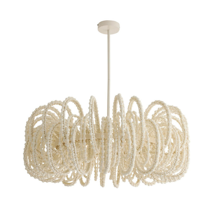 Arteriors DMS21 Six Light Chandelier, White