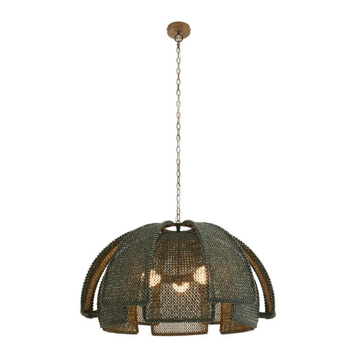 Arteriors DMS23 Three Light Pendant, Eucalyptus Stain