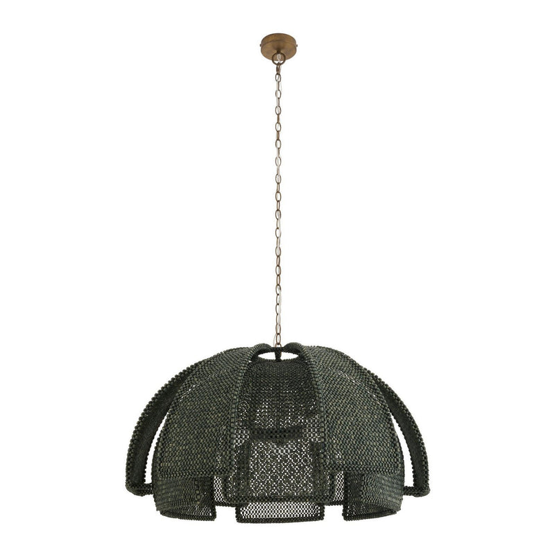 Arteriors DMS23 Three Light Pendant, Eucalyptus Stain