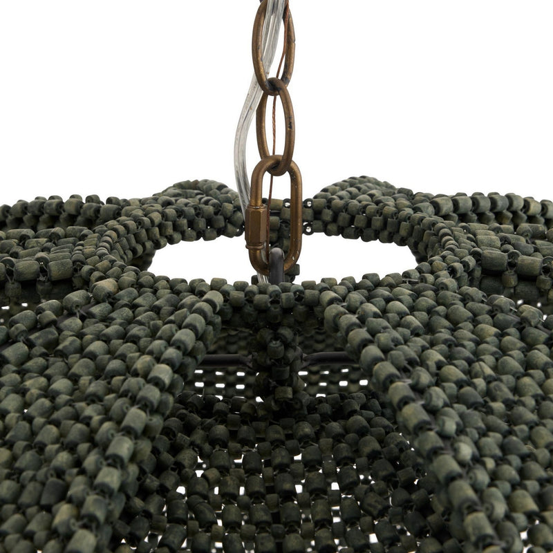 Arteriors DMS23 Three Light Pendant, Eucalyptus Stain