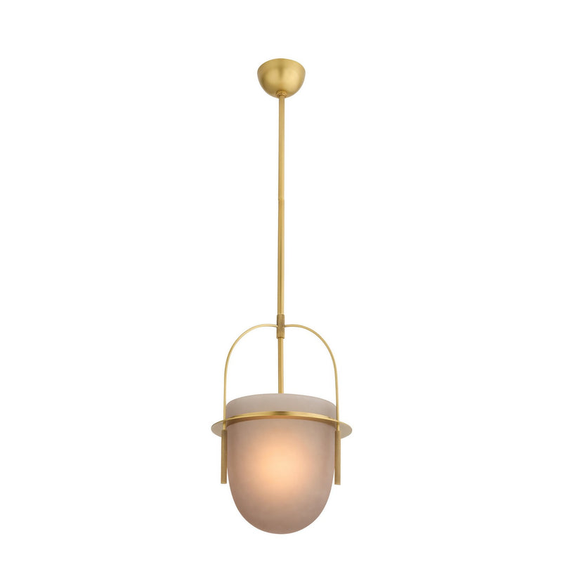 Arteriors DPC19 One Light Pendant, Frosted Smoke