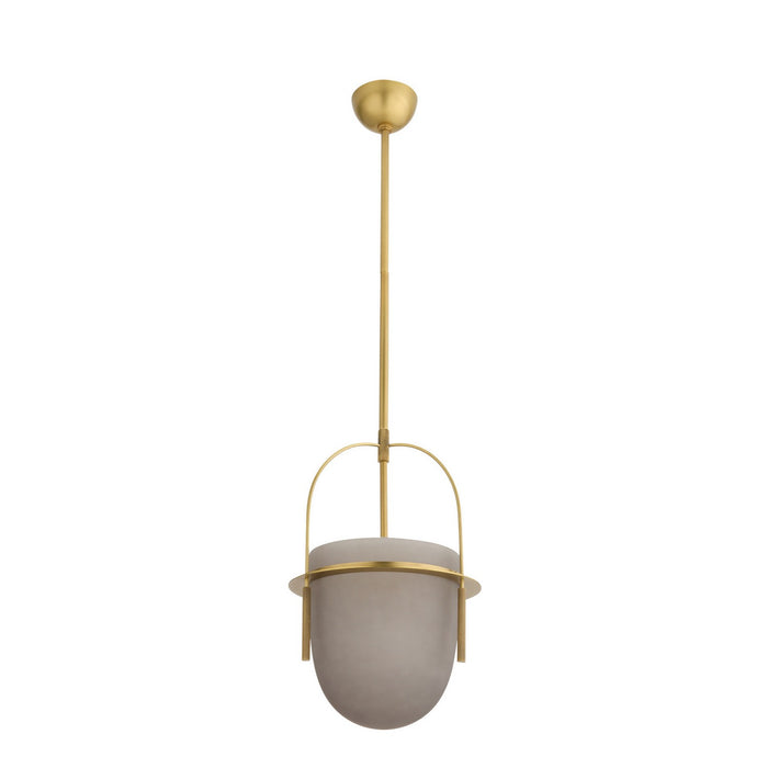 Arteriors DPC19 One Light Pendant, Frosted Smoke