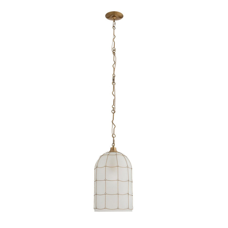 Arteriors DPI14 One Light Pendant, Frosted