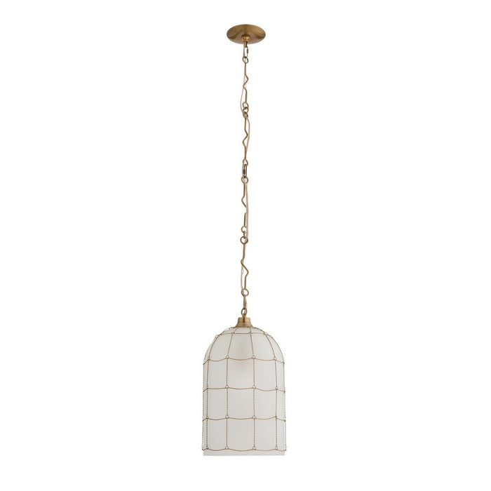 Arteriors DPI14 One Light Pendant, Frosted