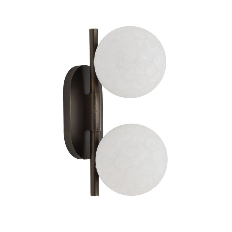Arteriors DWC61 Two Light Wall Sconce, English Bronze