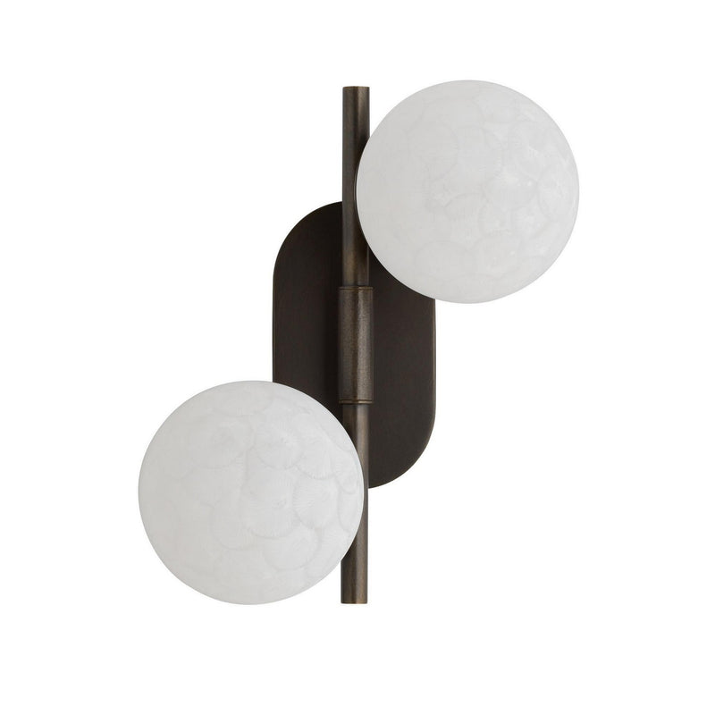 Arteriors DWC61 Two Light Wall Sconce, English Bronze