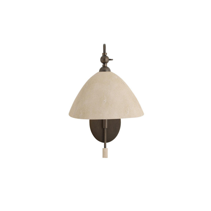 Arteriors DWC71 One Light Wall Sconce, Ivory