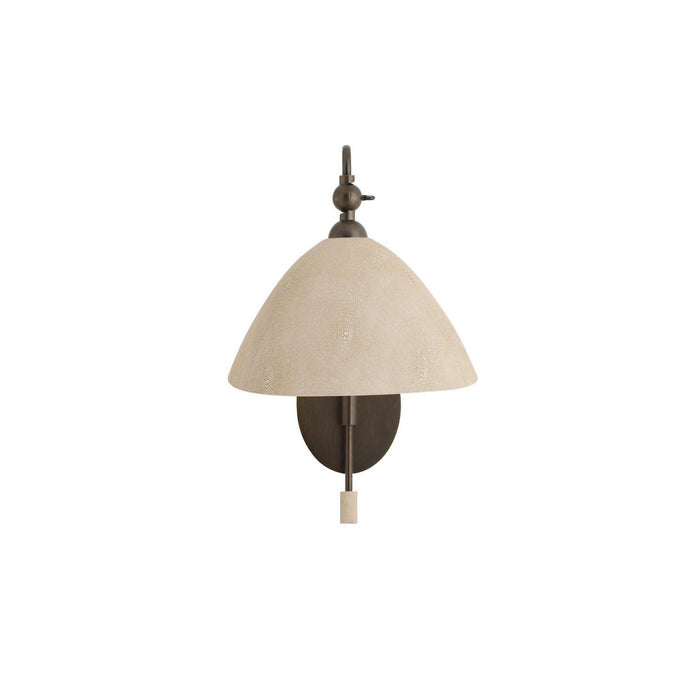 Arteriors DWC71 One Light Wall Sconce, Ivory