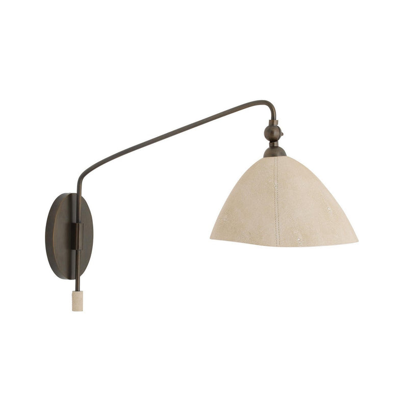 Arteriors DWC71 One Light Wall Sconce, Ivory