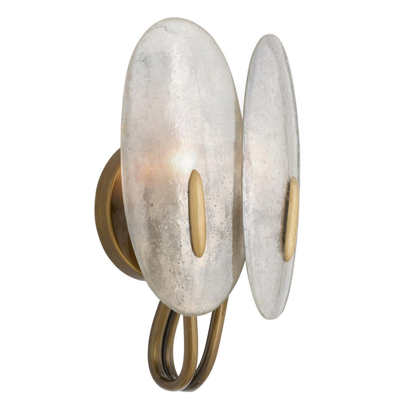 Arteriors DWI25 Two Light Wall Sconce, Mercury