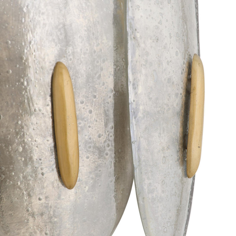 Arteriors DWI25 Two Light Wall Sconce, Mercury