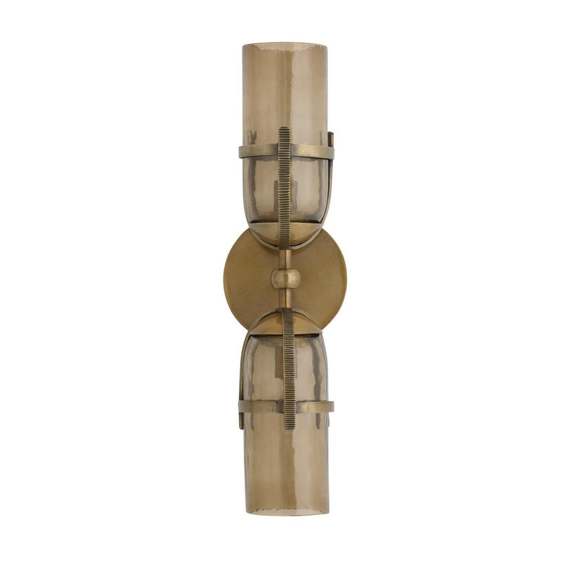 Arteriors DWI26 Two Light Wall Sconce, Smoke