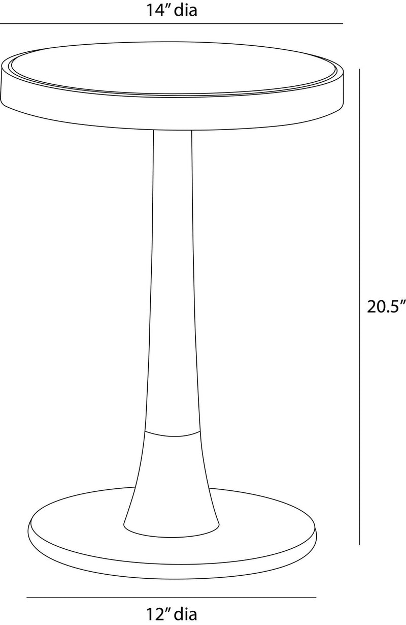 Arteriors FAI19 Accent Table, Beige