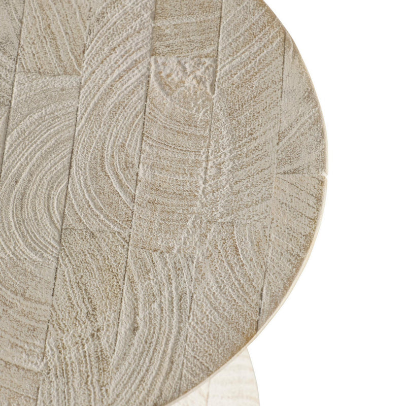 Arteriors FAI25 Drink Table, Whitewash