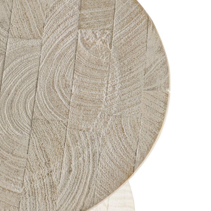 Arteriors FAI25 Drink Table, Whitewash