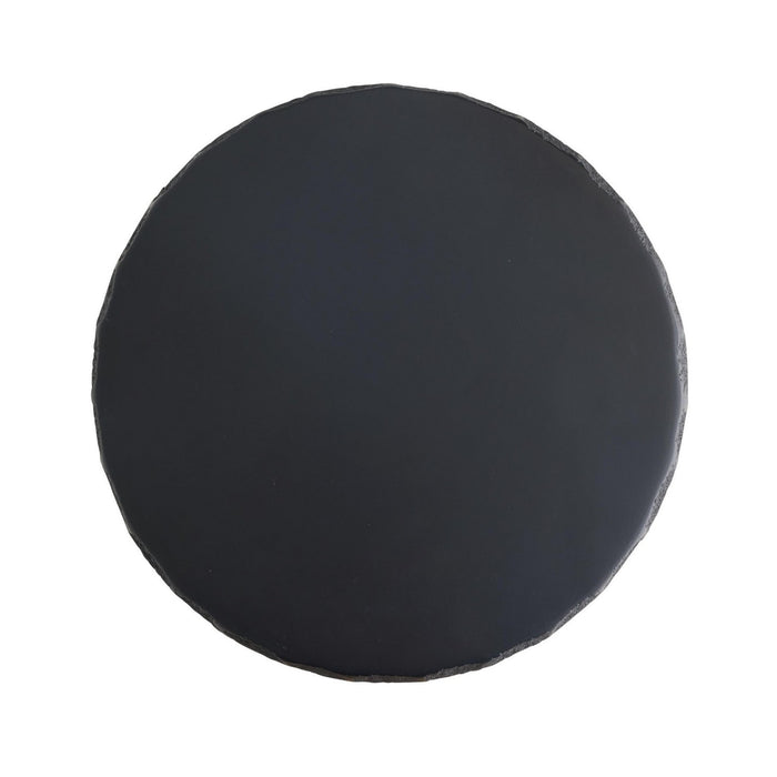 Arteriors FAS15 Outdoor Accent Table, Black Volcanic Ash