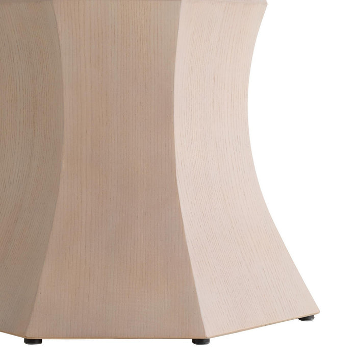 Arteriors FDS23 Dining Table, Light Beige Burl