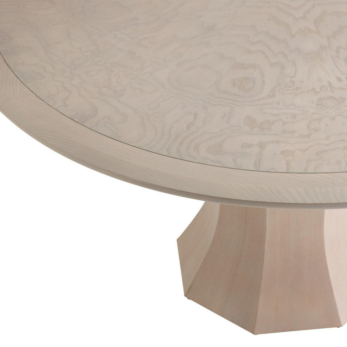Arteriors FDS23 Dining Table, Light Beige Burl