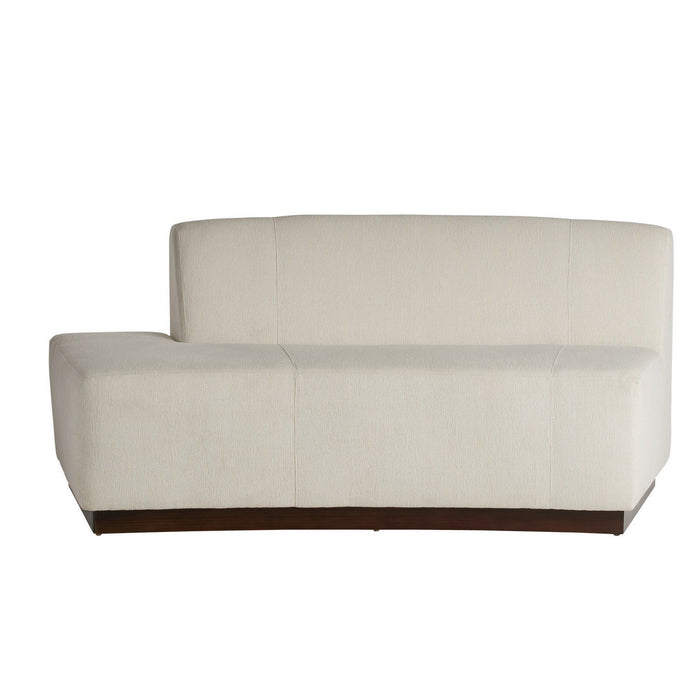 Arteriors FFU07 Left Sofa, Vanilla