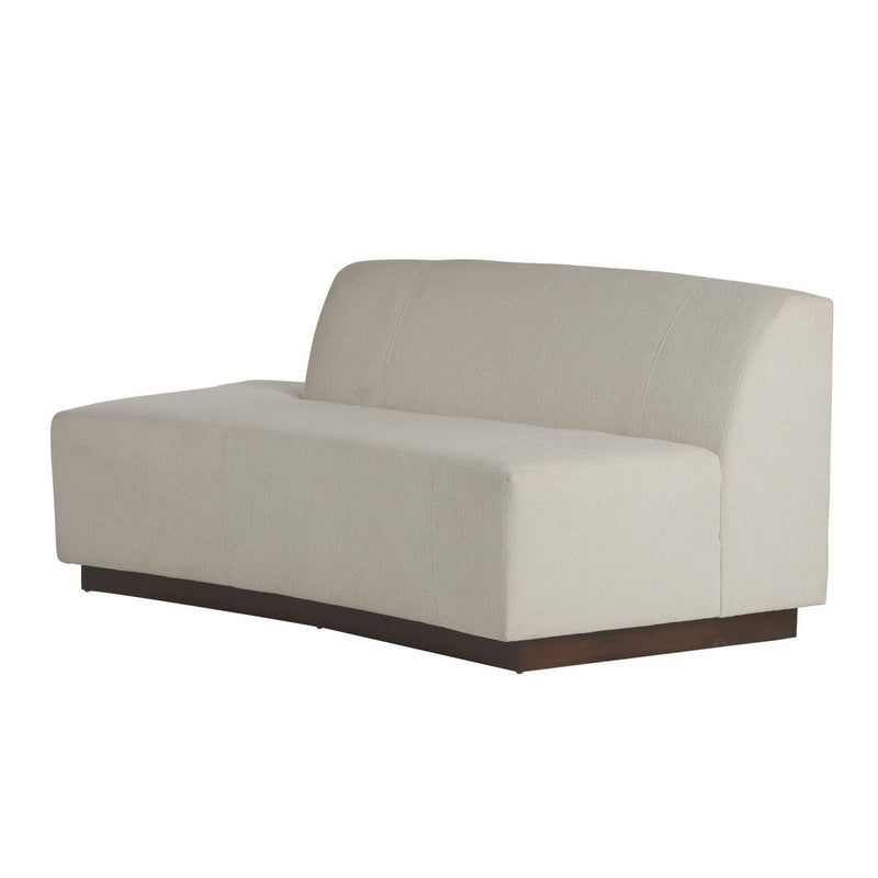 Arteriors FFU07 Left Sofa, Vanilla