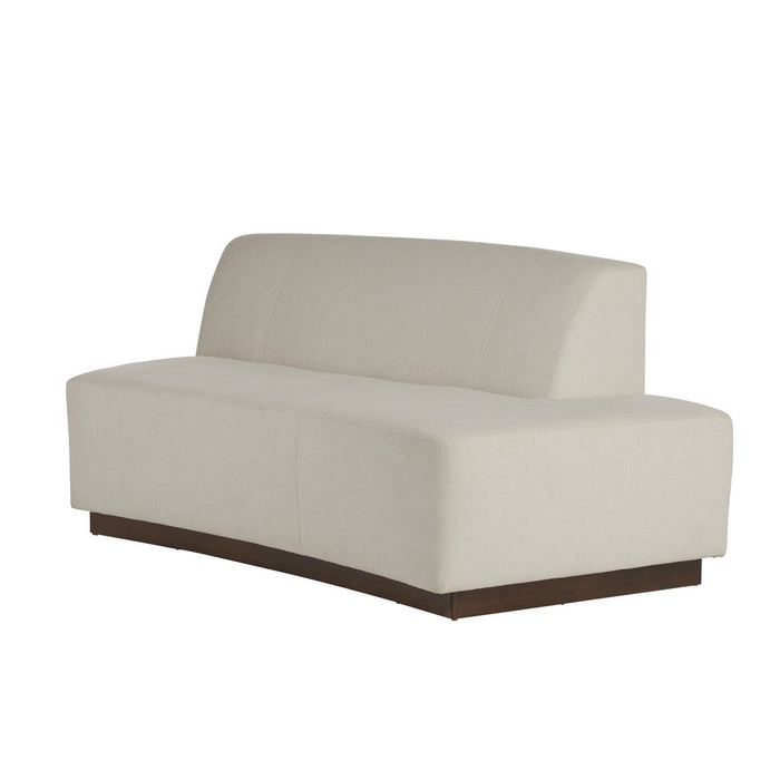 Arteriors FFU08 Right Sofa, Vanilla