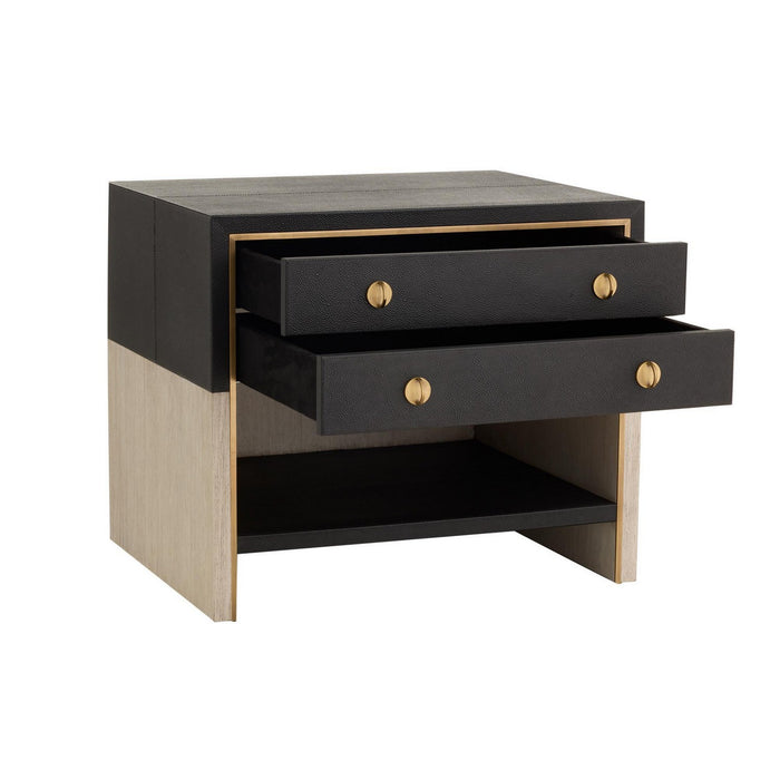 Arteriors FII07 Side Table, Black