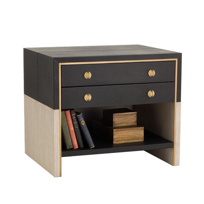 Arteriors FII07 Side Table, Black